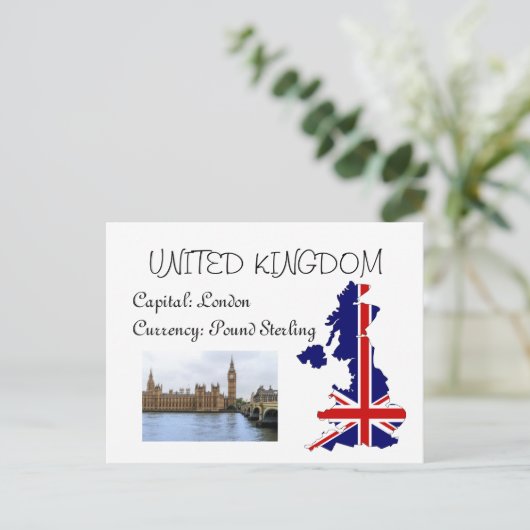 Carte Postale Royaume-Uni (Debout devant)
