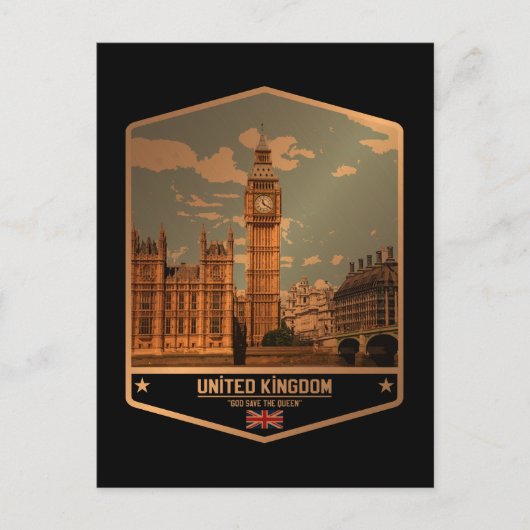 Carte Postale Royaume-Uni (Devant)