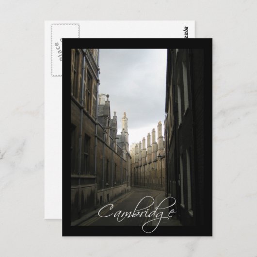 Carte Postale Royaume-Uni, Cambridge (Devant / Derrière)