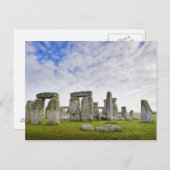 Carte Postale Royaume-Uni, Stonehenge (Devant / Derrière)