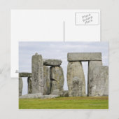 Carte Postale Royaume-Uni, Stonehenge 12 (Devant / Derrière)