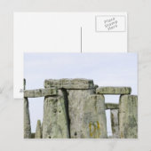 Carte Postale Royaume-Uni, Stonehenge 4 (Devant / Derrière)