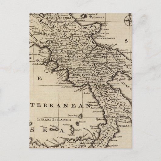 Carte Postale Royaumes de Naples et de Sicile, Italie (Devant)