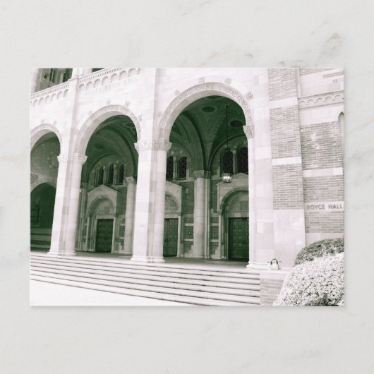 Carte Postale Royce Hall noir et blanc (Devant)