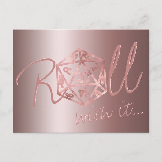 Carte Postale RPG Luxe | Mauve Fantasy Reprogrammation de jeu de (Devant)