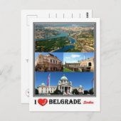 Carte Postale RS Serbie - Belgrade - (Devant / Derrière)