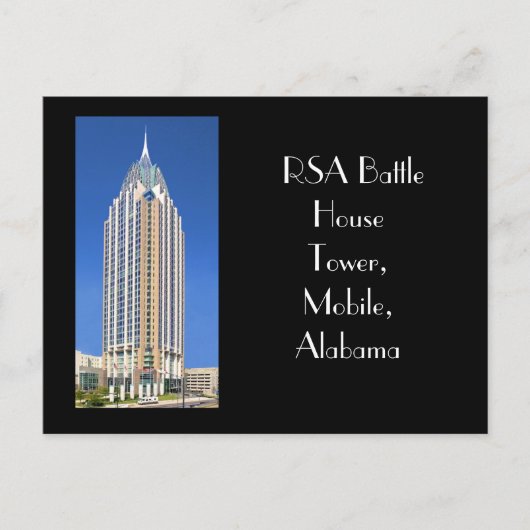 Carte Postale RSA Battle House Tower, Mobile, Alabama (Devant)