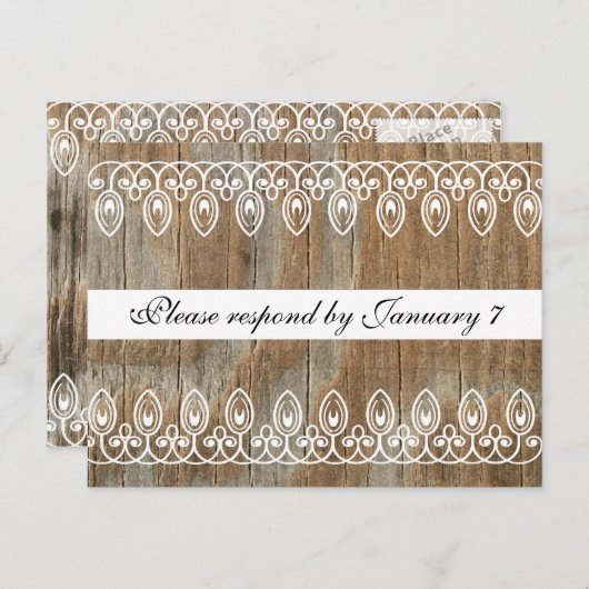 Carte postale RSVP (Devant / Derrière)