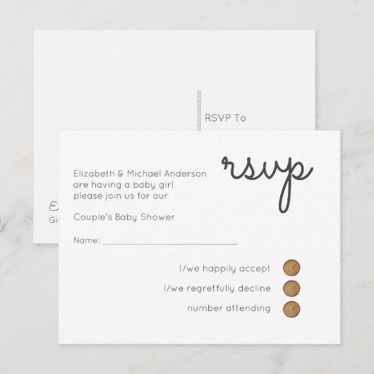 carte postale rsvp (Devant / Derrière)