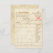 Carte postale RSVP (Devant / Derrière)