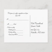 Carte postale RSVP (Dos)