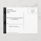 Carte postale RSVP (Dos)