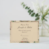 Carte postale RSVP Antique World Map (Debout devant)
