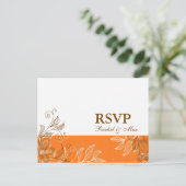 Carte postale RSVP Brown et orange (Debout devant)