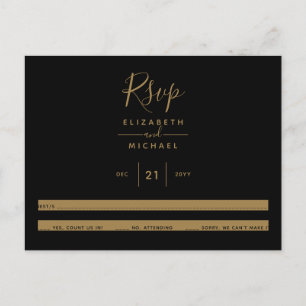 CARTE POSTALE RSVP BUDGÉTAIRE