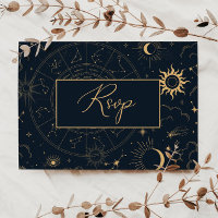Carte postale RSVP Celestial Sun and Moon