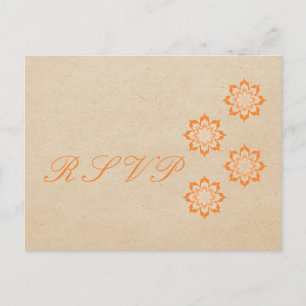 Carte postale RSVP Coral Daring Floroms