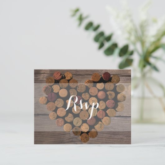 Carte postale Rsvp Cork Vin Rustique (Debout devant)