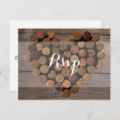 Carte postale Rsvp Cork Vin Rustique (Devant / Derrière)