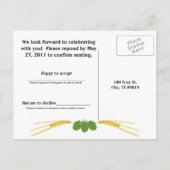 Carte postale RSVP de Beer Lover (Dos)