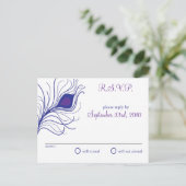 Carte postale RSVP de mariage (Debout devant)