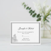 Carte postale RSVP de mariage de destination Atlan (Debout devant)