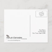 Carte postale RSVP de mariage de la maison gothiqu (Dos)