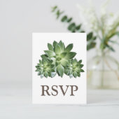 Carte postale RSVP de mariage simple et réussie (Debout devant)