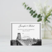 Carte postale RSVP de San Francisco Destination We (Debout devant)