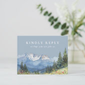 Carte postale RSVP Dusty Blue Mountain (Debout devant)