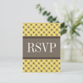 Carte postale RSVP Fancy Jaune (Debout devant)