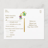 Carte postale RSVP Fantaisie de Wonderland Mad Tea (Dos)