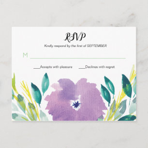 Carte postale RSVP Floral Blossom