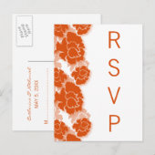 Carte postale RSVP Floral Decadence (Devant / Derrière)