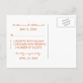 Carte postale RSVP Floral Decadence (Dos)