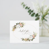 Carte Postale RSVP Floral Vintage (Debout devant)