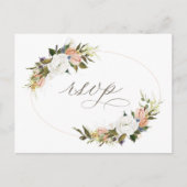 Carte Postale RSVP Floral Vintage (Devant)