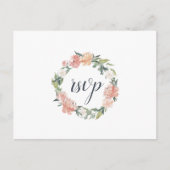 Carte postale RSVP Florale de mi-été avec choix de (Devant)