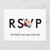 Carte postale RSVP Flower Letton Song Request (Devant)