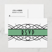 Carte postale RSVP Green Deco (Devant / Derrière)