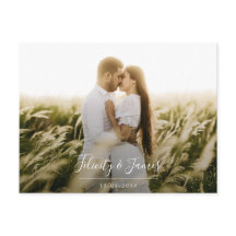 Carte postale RSVP Green Leafy Floral Wedding