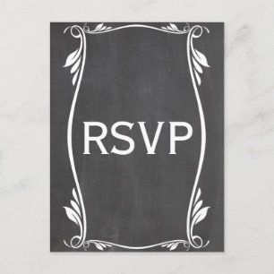 Carte postale RSVP ivoire Flourdissante