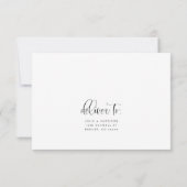Carte postale RSVP JOLIE Minimalist Bohemian Weddi (Dos)