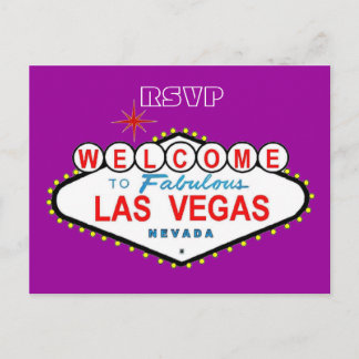 Carte postale RSVP Las Vegas