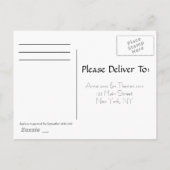 Carte postale RSVP (Mariage) (Dos)