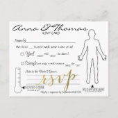 Carte postale RSVP (Mariage) (Devant)