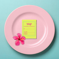 RSVP Mariage Arc-en-Ciel Rose Jaune Lumineux et Co