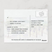 Carte Postale RSVP Mariage Dégustation de Vins (Dos)