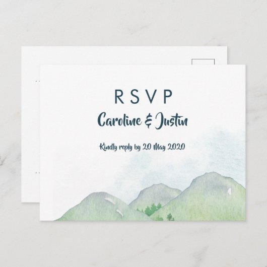 Carte postale RSVP Misttain (Devant / Derrière)