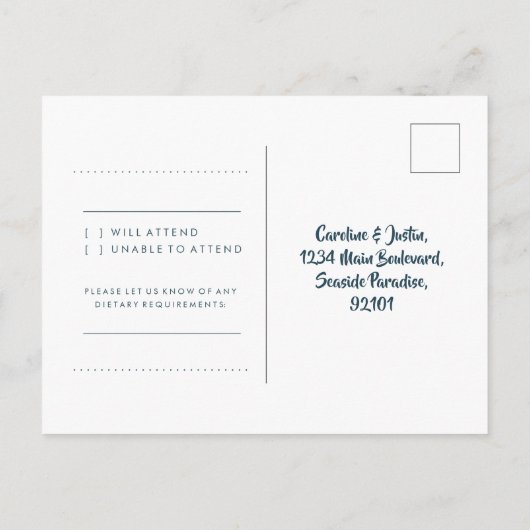 Carte postale RSVP Misttain (Dos)